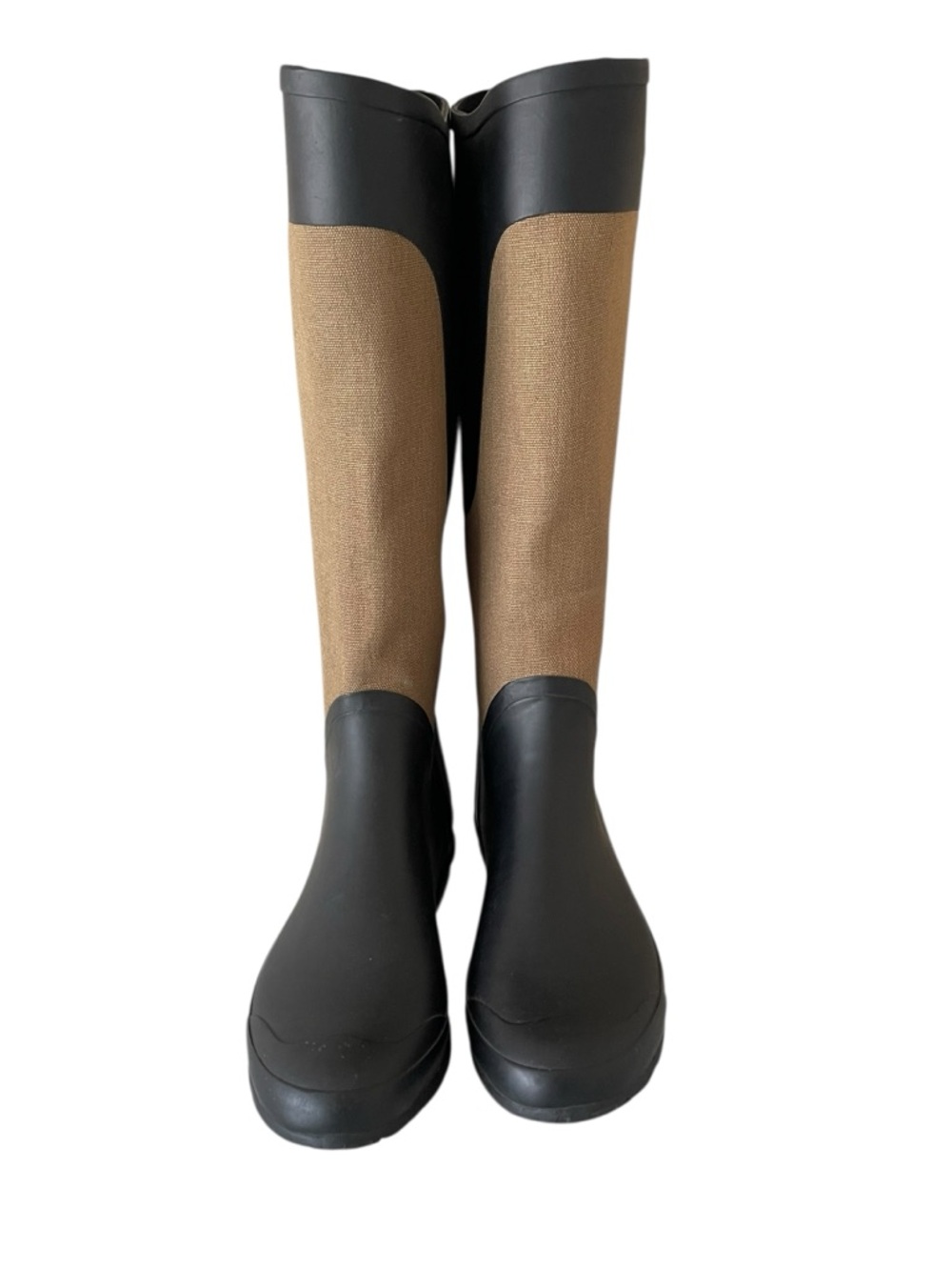 Burberry Rubber and Canvas Rain Boots Size:38 - Picture 2 of 9